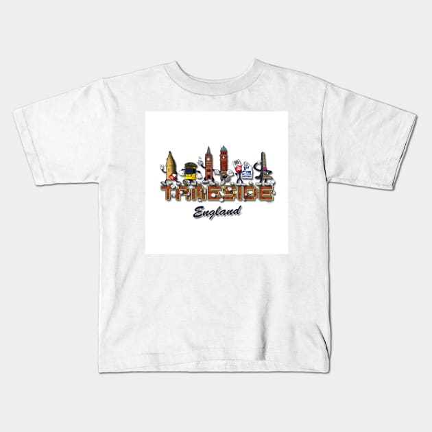 This is Tameside, England Kids T-Shirt by jimmy-digital